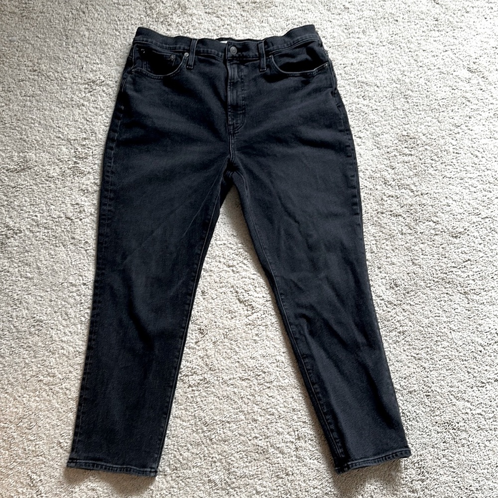 MADEWELL PERFECT VINTAGE JEAN LUNAR WASH SIZE 32
